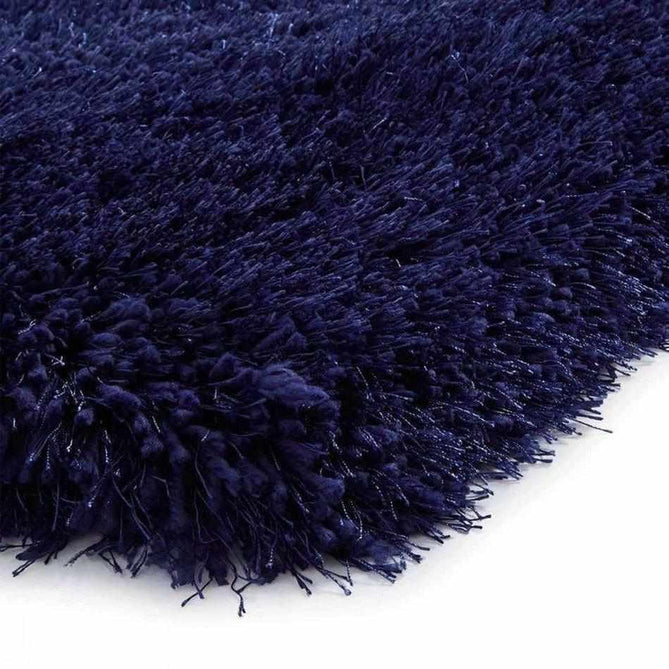 Montana Luxury Super Plush Heavyweight High-Density Hand-Woven Soft High-Pile Plain Polyester Tonal Textured Shimmer Shaggy Dark Navy Rug-Think Rugs-Rug Love - The Most Loved Rug Store