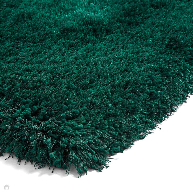 Montana Luxury Super Plush Heavyweight High-Density Hand-Woven Soft High-Pile Plain Polyester Tonal Textured Shimmer Shaggy Jewel Green Rug-Think Rugs-Rug Love - The Most Loved Rug Store