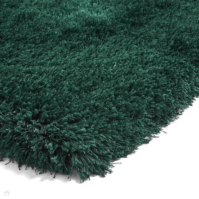 Montana Luxury Super Plush Heavyweight High-Density Hand-Woven Soft High-Pile Plain Polyester Tonal Textured Shimmer Shaggy Jewel Green Rug-Think Rugs-Rug Love - The Most Loved Rug Store