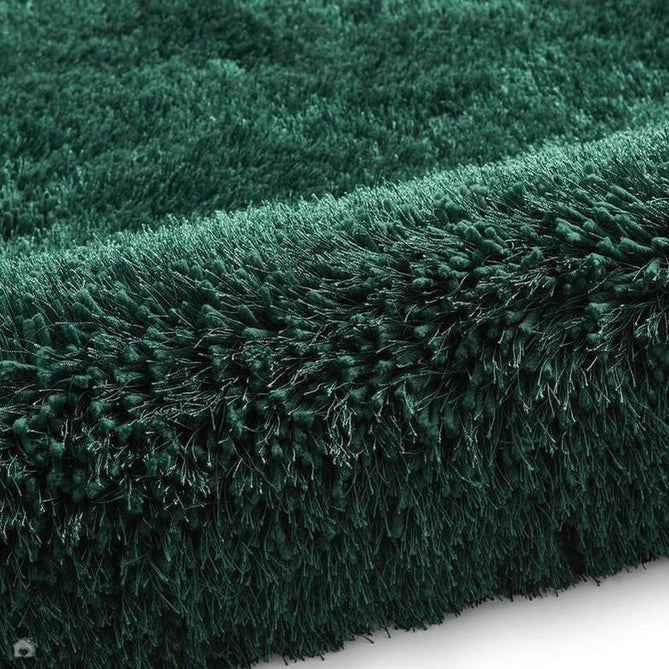 Montana Luxury Super Plush Heavyweight High-Density Hand-Woven Soft High-Pile Plain Polyester Tonal Textured Shimmer Shaggy Jewel Green Rug-Think Rugs-Rug Love - The Most Loved Rug Store