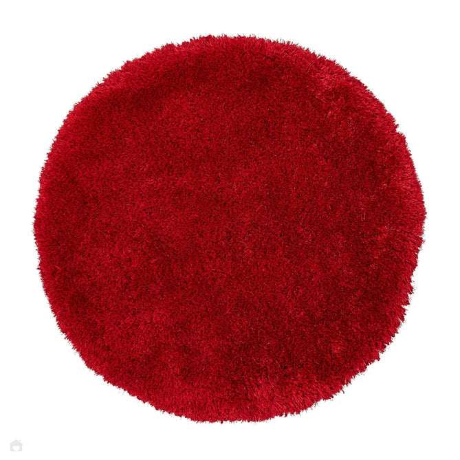 Montana Luxury Super Plush Heavyweight High-Density Hand-Woven Soft High-Pile Plain Polyester Tonal Textured Shimmer Shaggy Red Rug-Think Rugs-Rug Love - The Most Loved Rug Store