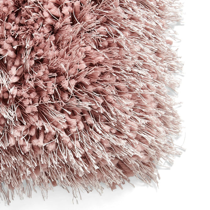 Montana Luxury Super Plush Heavyweight High-Density Hand-Woven Soft High-Pile Plain Polyester Tonal Textured Shimmer Shaggy Rose Round Rug-Think Rugs-Rug Love - The Most Loved Rug Store