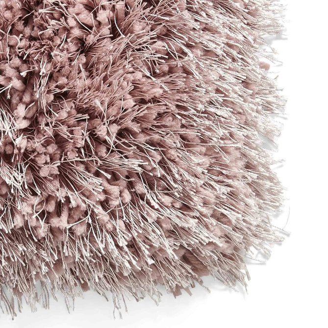 Montana Luxury Super Plush Heavyweight High-Density Hand-Woven Soft High-Pile Plain Polyester Tonal Textured Shimmer Shaggy Rose Round Rug-Think Rugs-Rug Love - The Most Loved Rug Store