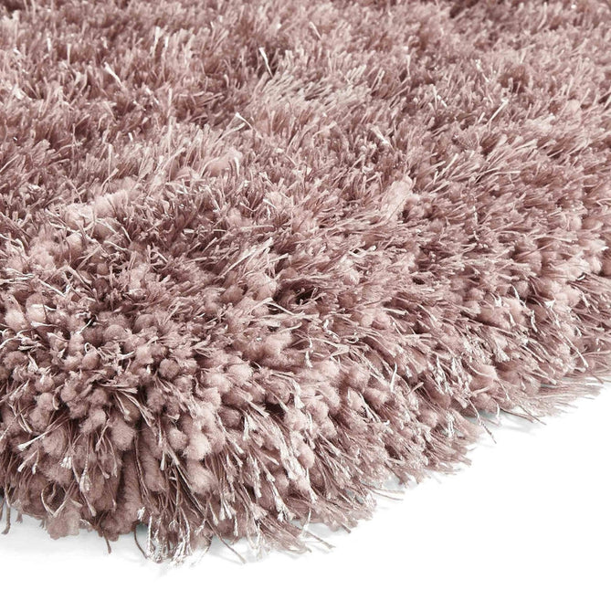 Montana Luxury Super Plush Heavyweight High-Density Hand-Woven Soft High-Pile Plain Polyester Tonal Textured Shimmer Shaggy Rose Round Rug-Think Rugs-Rug Love - The Most Loved Rug Store