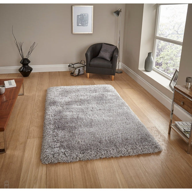 Montana Super Plush Heavyweight High-Density Luxury Hand-Woven Soft High-Pile Plain Shaggy Silver Rug-Think Rugs-Rug Love - The Most Loved Rug Store