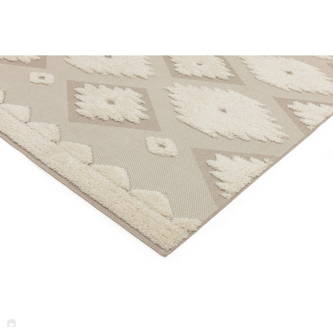 Monty MN02 Tribal Modern Geometric Durable Stain-Resistant Weatherproof Flatweave In-Outdoor Natural/Cream Rug-Asiatic Carpets-Rug Love - The Most Loved Rug Store