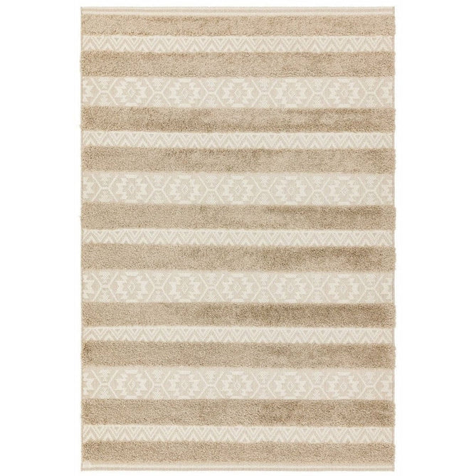 Monty MN04 Stripe Modern Durable Stain-Resistant Weatherproof Flatweave In-Outdoor Natural/Cream Rug-Asiatic Carpets-Rug Love - The Most Loved Rug Store
