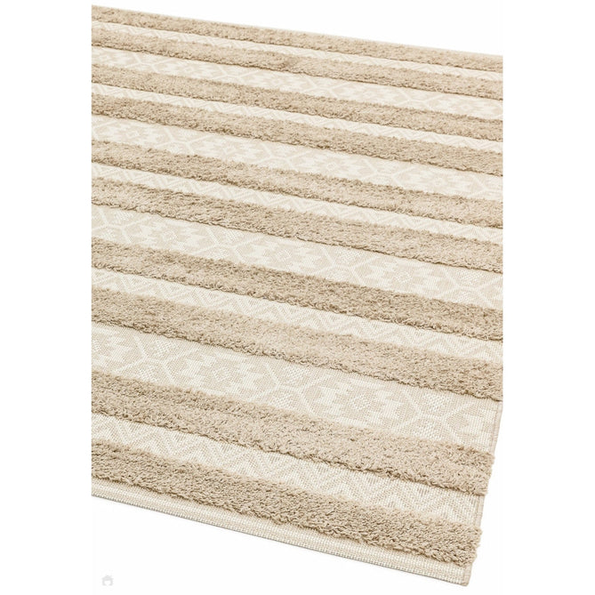 Monty MN04 Stripe Modern Durable Stain-Resistant Weatherproof Flatweave In-Outdoor Natural/Cream Rug-Asiatic Carpets-Rug Love - The Most Loved Rug Store