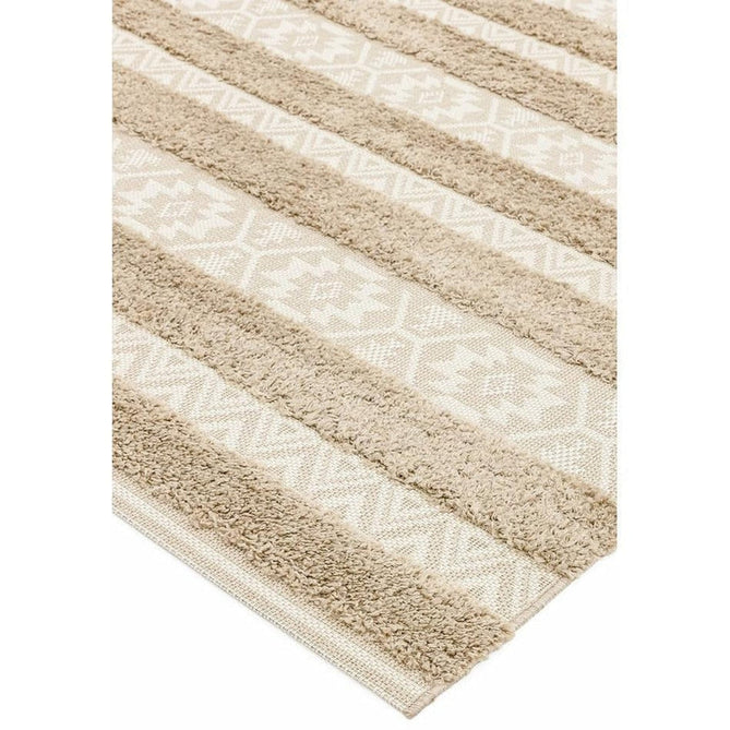 Monty MN04 Stripe Modern Durable Stain-Resistant Weatherproof Flatweave In-Outdoor Natural/Cream Rug-Asiatic Carpets-Rug Love - The Most Loved Rug Store