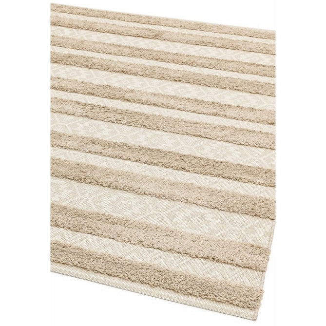 Monty MN04 Stripe Modern Durable Stain-Resistant Weatherproof Flatweave In-Outdoor Natural/Cream Rug-Asiatic Carpets-Rug Love - The Most Loved Rug Store