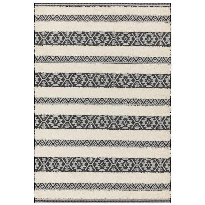 Monty MN04 Stripe Modern Durable Stain-Resistant Weatherproof Flatweave In-Outdoor Natural/Cream Rug-Asiatic Carpets-Rug Love - The Most Loved Rug Store