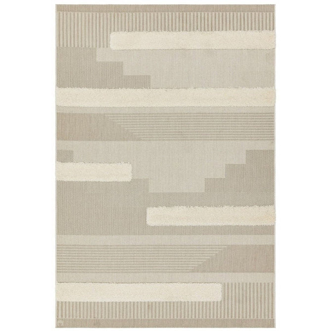 Monty MN06 Geometric Modern Durable Stain-Resistant Weatherproof Flatweave In-Outdoor Natural/Cream Rug-Asiatic Carpets-Rug Love - The Most Loved Rug Store