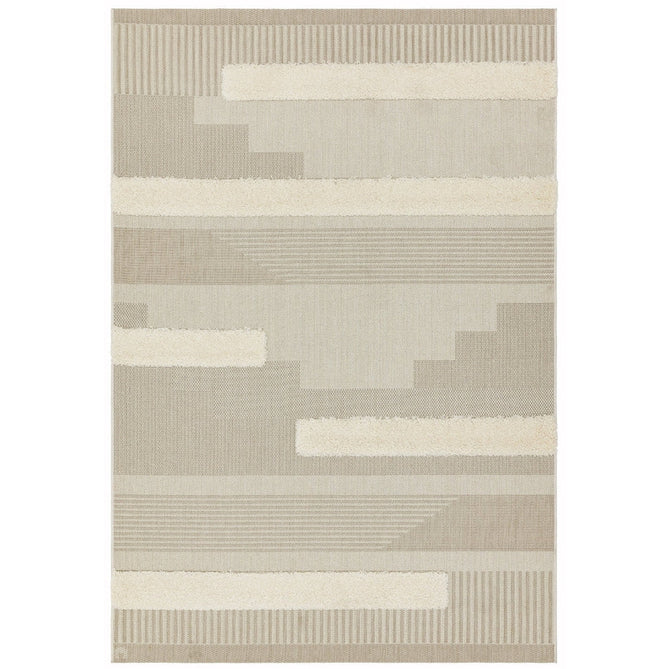 Monty MN06 Geometric Modern Durable Stain-Resistant Weatherproof Flatweave In-Outdoor Natural/Cream Rug-Asiatic Carpets-Rug Love - The Most Loved Rug Store