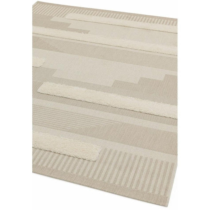 Monty MN06 Geometric Modern Durable Stain-Resistant Weatherproof Flatweave In-Outdoor Natural/Cream Rug-Asiatic Carpets-Rug Love - The Most Loved Rug Store