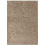 Mulberry Modern Plain Berber Jute Chenille Mix Ribbed Textured Soft-Touch Durable Flatweave Bronze Rug