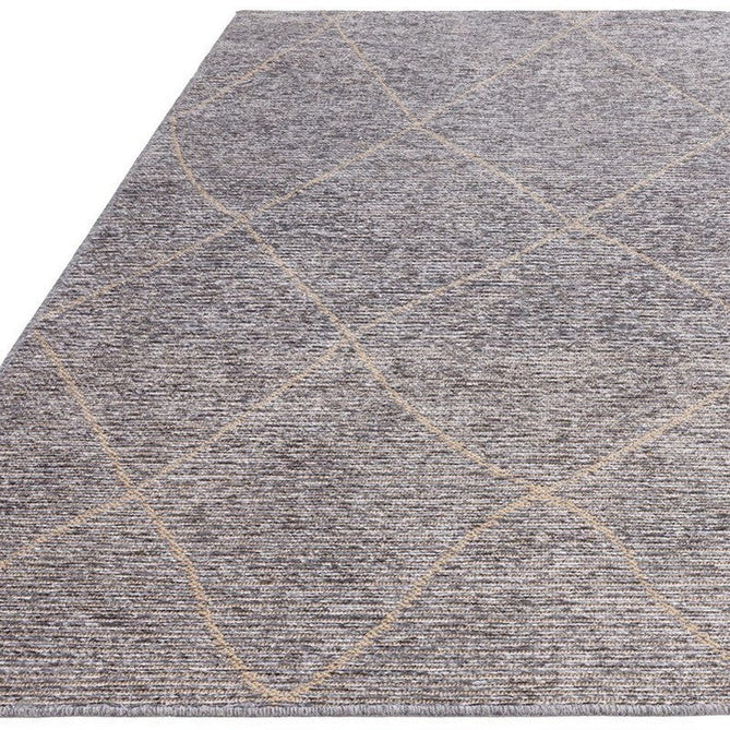 Mulberry Modern Plain Berber Jute Chenille Mix Ribbed Textured Soft-Touch Durable Flatweave Ice Blue Rug-Asiatic Carpets-Rug Love - The Most Loved Rug Store