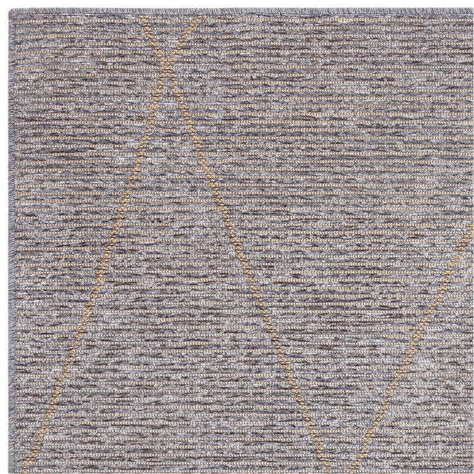 Mulberry Modern Plain Berber Jute Chenille Mix Ribbed Textured Soft-Touch Durable Flatweave Ice Blue Rug-Asiatic Carpets-Rug Love - The Most Loved Rug Store