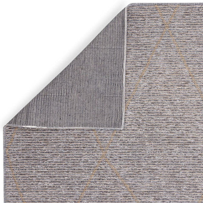Mulberry Modern Plain Berber Jute Chenille Mix Ribbed Textured Soft-Touch Durable Flatweave Ice Blue Rug-Asiatic Carpets-Rug Love - The Most Loved Rug Store
