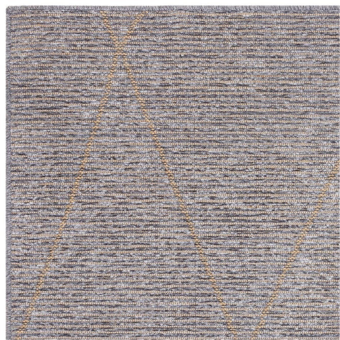 Mulberry Modern Plain Berber Jute Chenille Mix Ribbed Textured Soft-Touch Durable Flatweave Ice Blue Rug-Asiatic Carpets-Rug Love - The Most Loved Rug Store