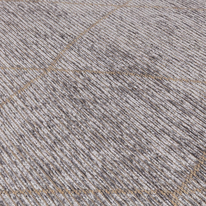 Mulberry Modern Plain Berber Jute Chenille Mix Ribbed Textured Soft-Touch Durable Flatweave Steel Grey/Silver Rug-Asiatic Carpets-Rug Love - The Most Loved Rug Store
