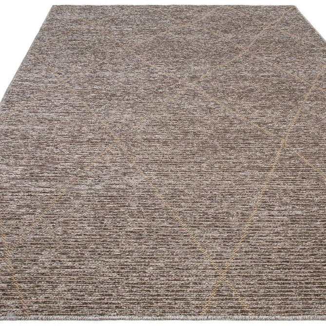 Mulberry Modern Plain Berber Jute Chenille Mix Ribbed Textured Soft-Touch Durable Flatweave Steel Grey/Silver Rug-Asiatic Carpets-Rug Love - The Most Loved Rug Store