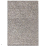 Mulberry Modern Plain Berber Jute Chenille Mix Ribbed Textured Soft-Touch Durable Flatweave Steel Grey/Silver Rug