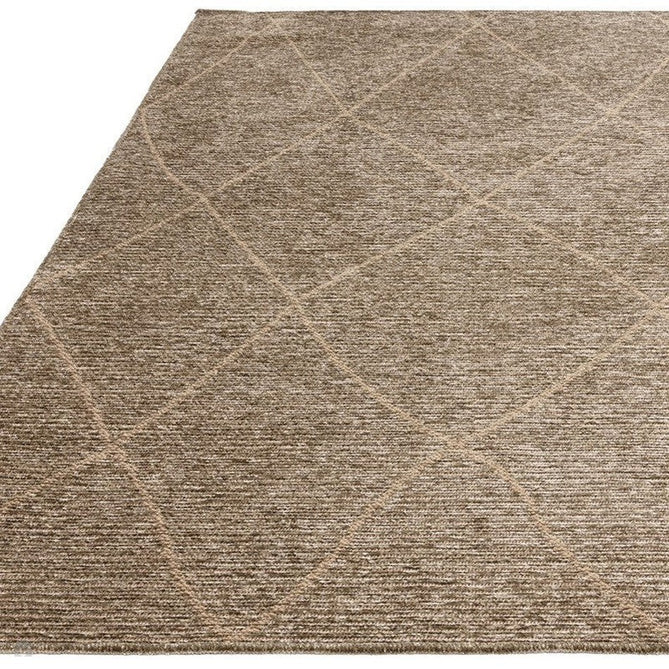 Mulberry Modern Plain Berber Jute Chenille Mix Ribbed Textured Soft-Touch Durable Flatweave Taupe Rug-Asiatic Carpets-Rug Love - The Most Loved Rug Store