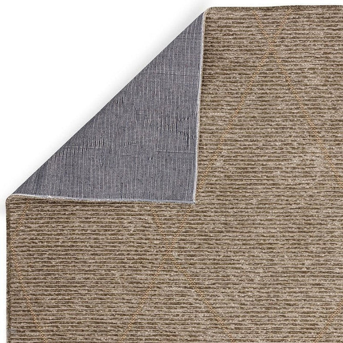 Mulberry Modern Plain Berber Jute Chenille Mix Ribbed Textured Soft-Touch Durable Flatweave Taupe Rug-Asiatic Carpets-Rug Love - The Most Loved Rug Store