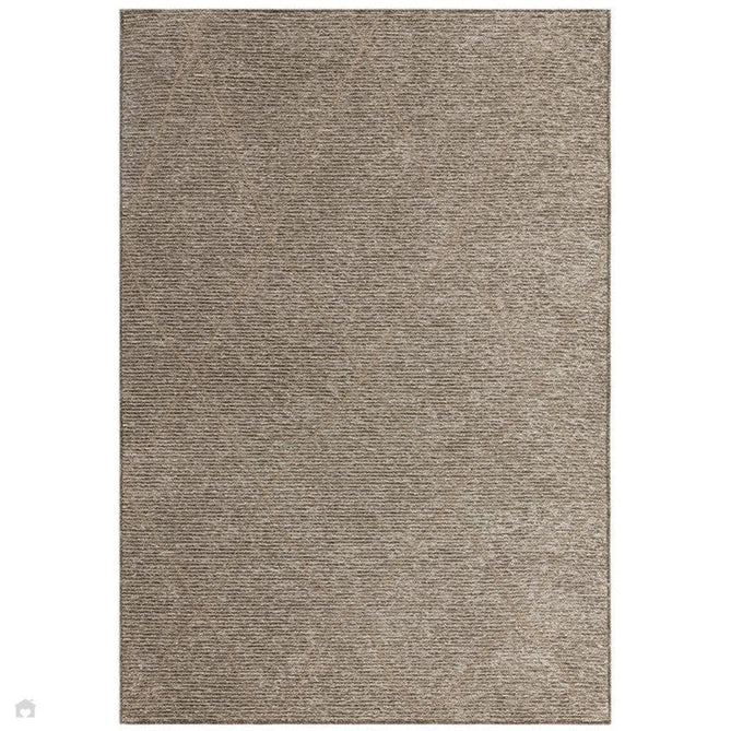 Mulberry Modern Plain Berber Jute Chenille Mix Ribbed Textured Soft-Touch Durable Flatweave Taupe Rug-Asiatic Carpets-Rug Love - The Most Loved Rug Store
