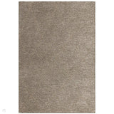 Mulberry Modern Plain Berber Jute Chenille Mix Ribbed Textured Soft-Touch Durable Flatweave Taupe Rug