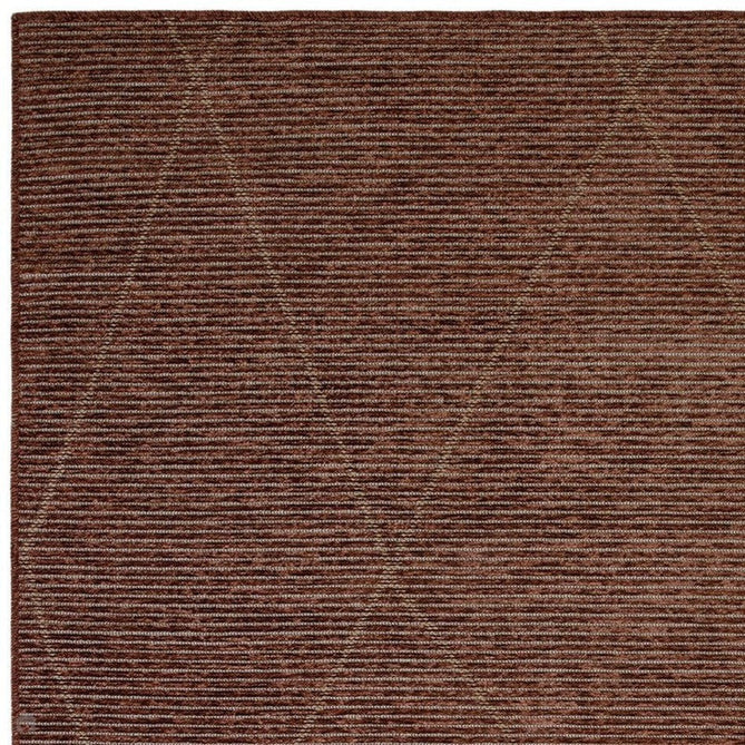 Mulberry Modern Plain Berber Jute Chenille Mix Ribbed Textured Soft-Touch Durable Flatweave Terracotta Rug-Asiatic Carpets-Rug Love - The Most Loved Rug Store