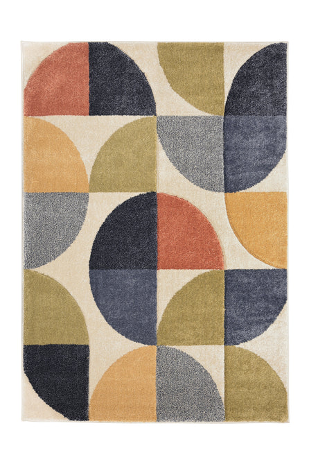 Newport Abstract Multicolour Rug-Melrose-Rug Love - The Most Loved Rug Store