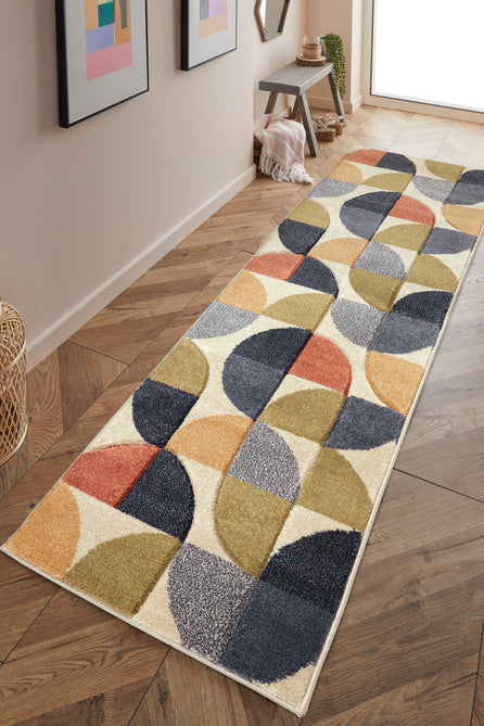 Newport Abstract Multicolour Rug-Melrose-Rug Love - The Most Loved Rug Store