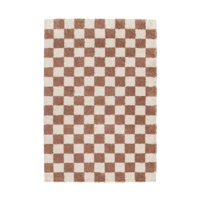 Nomadic Checks Terracotta Rug-Melrose-Rug Love - The Most Loved Rug Store