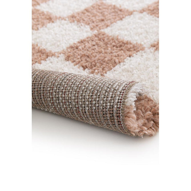 Nomadic Checks Terracotta Rug-Melrose-Rug Love - The Most Loved Rug Store