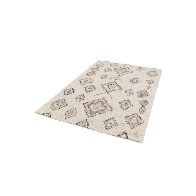 Nomadic Shaggy Diamonds Natural Rug-Melrose-Rug Love - The Most Loved Rug Store