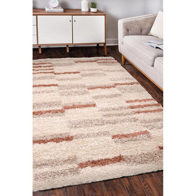 Nomadic Shaggy Linear Natural Rug-Melrose-Rug Love - The Most Loved Rug Store