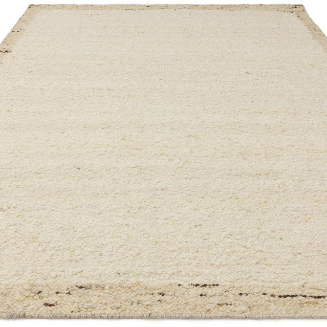 Napa Border Modern Plain Border Organic Hand-Woven Textured Wool Loop Pile Natural Beige/Sandstone Rug-Asiatic Carpets-Rug Love - The Most Loved Rug Store