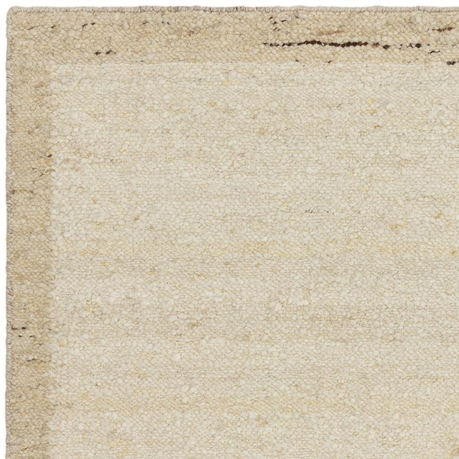 Napa Border Modern Plain Border Organic Hand-Woven Textured Wool Loop Pile Natural Beige/Sandstone Rug-Asiatic Carpets-Rug Love - The Most Loved Rug Store
