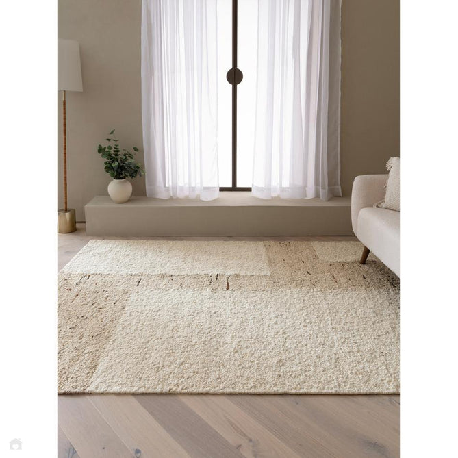 Napa Tumbla Modern Plain Block Organic Hand-Woven Textured Wool Loop Pile Natural Beige/Sandstone Rug-Asiatic Carpets-Rug Love - The Most Loved Rug Store
