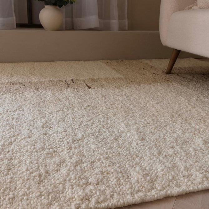 Napa Tumbla Modern Plain Block Organic Hand-Woven Textured Wool Loop Pile Natural Beige/Sandstone Rug-Asiatic Carpets-Rug Love - The Most Loved Rug Store