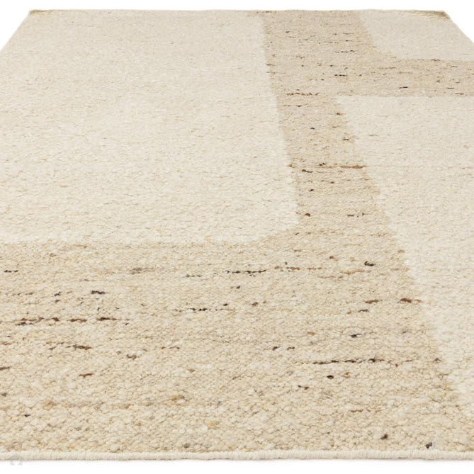 Napa Tumbla Modern Plain Block Organic Hand-Woven Textured Wool Loop Pile Natural Beige/Sandstone Rug-Asiatic Carpets-Rug Love - The Most Loved Rug Store