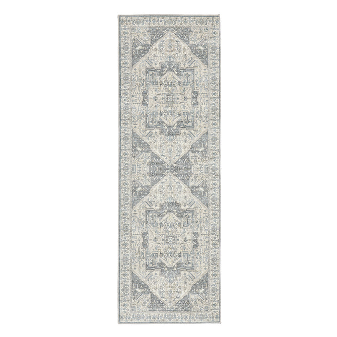Washable Napoli Blue Rug