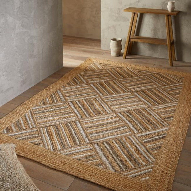 Naturals Hand-Woven Jute Flatweave Squares Natural/Bleach Rug-Oriental Weavers-Rug Love - The Most Loved Rug Store
