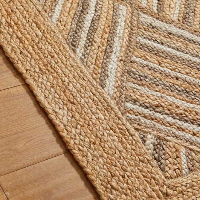 Naturals Hand-Woven Jute Flatweave Squares Natural/Bleach Rug-Oriental Weavers-Rug Love - The Most Loved Rug Store