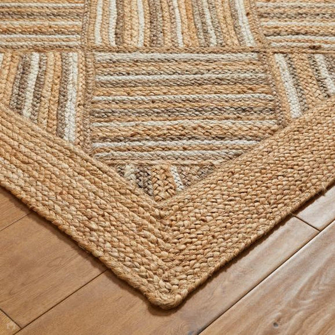 Naturals Hand-Woven Jute Flatweave Squares Natural/Bleach Rug-Oriental Weavers-Rug Love - The Most Loved Rug Store
