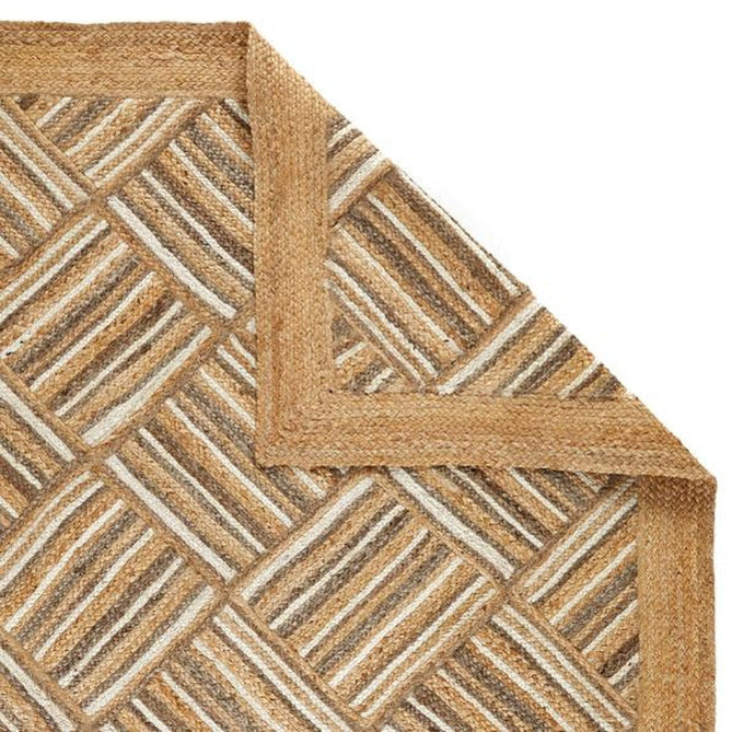 Naturals Hand-Woven Jute Flatweave Squares Natural/Bleach Rug-Oriental Weavers-Rug Love - The Most Loved Rug Store