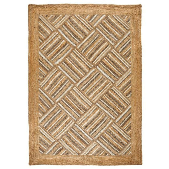 Naturals Hand-Woven Jute Flatweave Squares Natural/Bleach Rug-Oriental Weavers-Rug Love - The Most Loved Rug Store