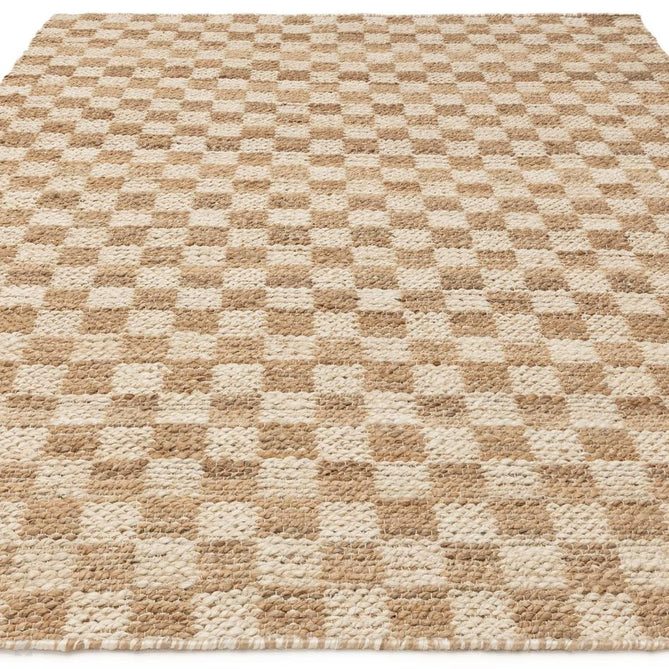Naturi Jute Check Hand-Woven Textured Lightweight Flatweave Natural Rug-Asiatic Carpets-Rug Love - The Most Loved Rug Store