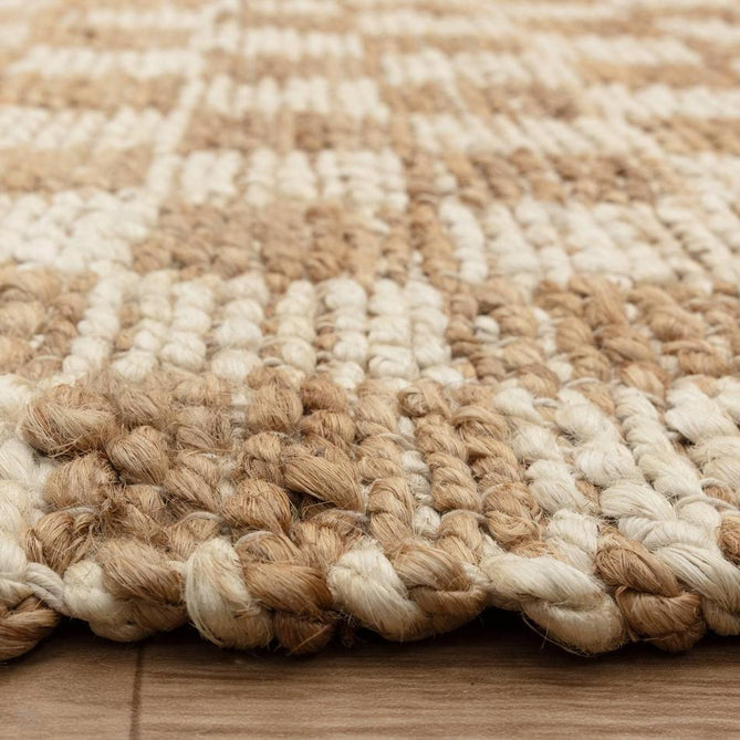 Naturi Jute Check Hand-Woven Textured Lightweight Flatweave Natural Rug-Asiatic Carpets-Rug Love - The Most Loved Rug Store